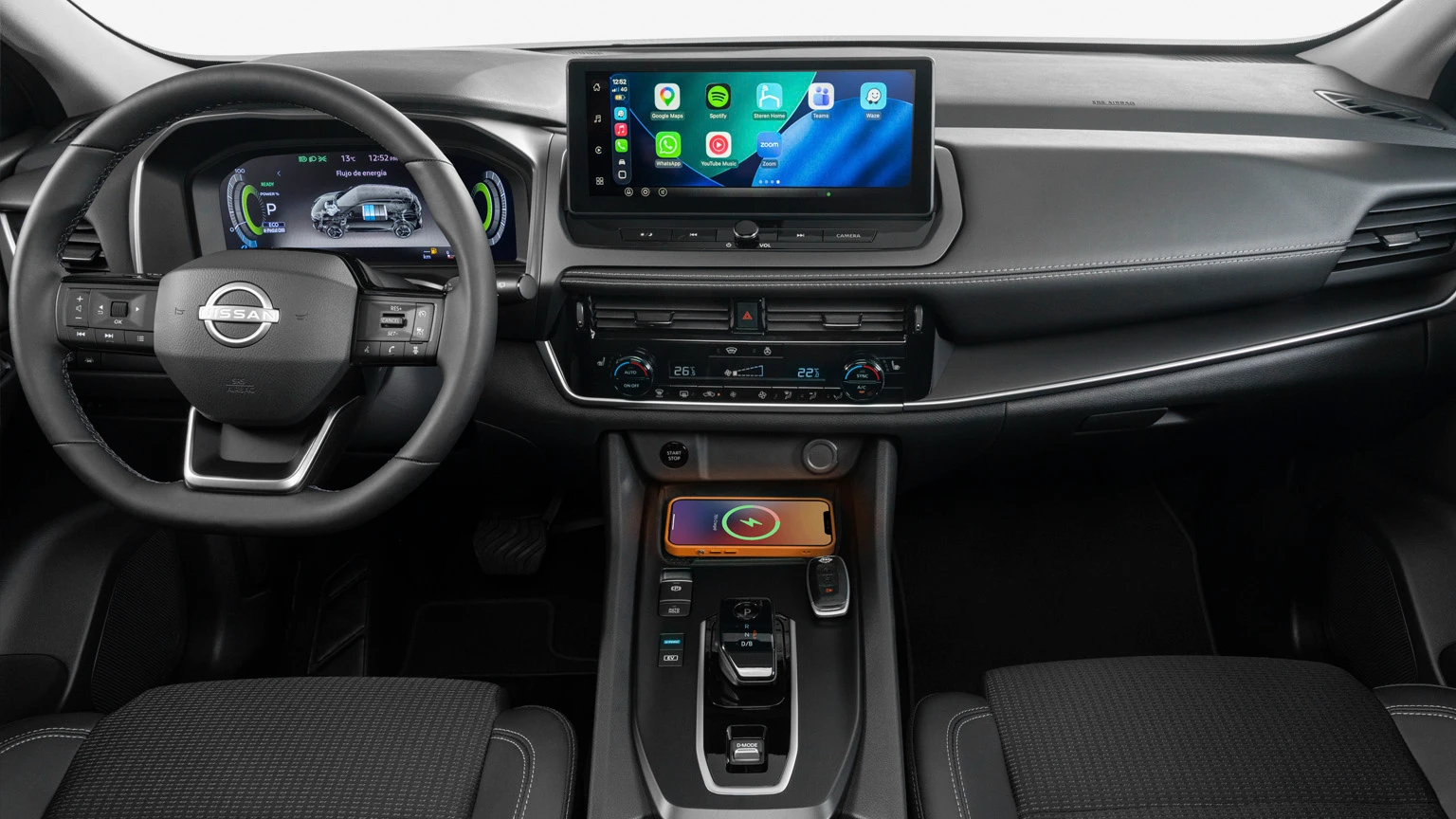 Nissan Qashqai Advance Plus interior — imagen 2
